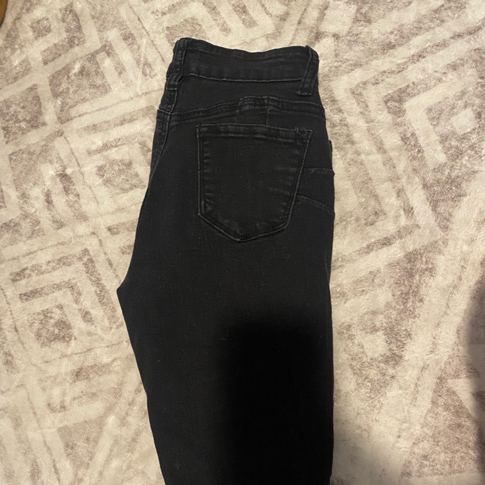 FashionNova Mid Rise Black Skinny Jeans